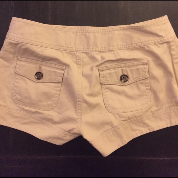 BUNDLE: Express Button Shorts - Tan & Jean - Picture 3 of 5